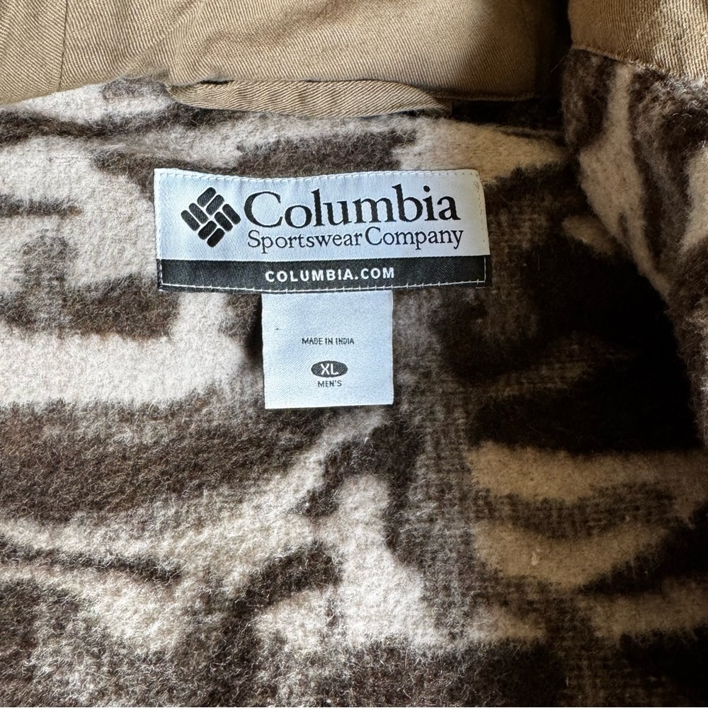 Columbia Men’s XL PHG Gallatin Wool Blend Camo Jacket Hunting Outfitter - Picture 3 of 9